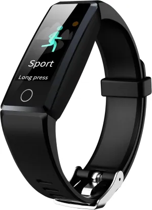 Fitness Tracker with 24 Hour Heart Rate Monitoring Sleep Monitoring Fitness Watch with Pedometer IP68 Waterproof Smart Bracelet with Step Tracker for Women Men