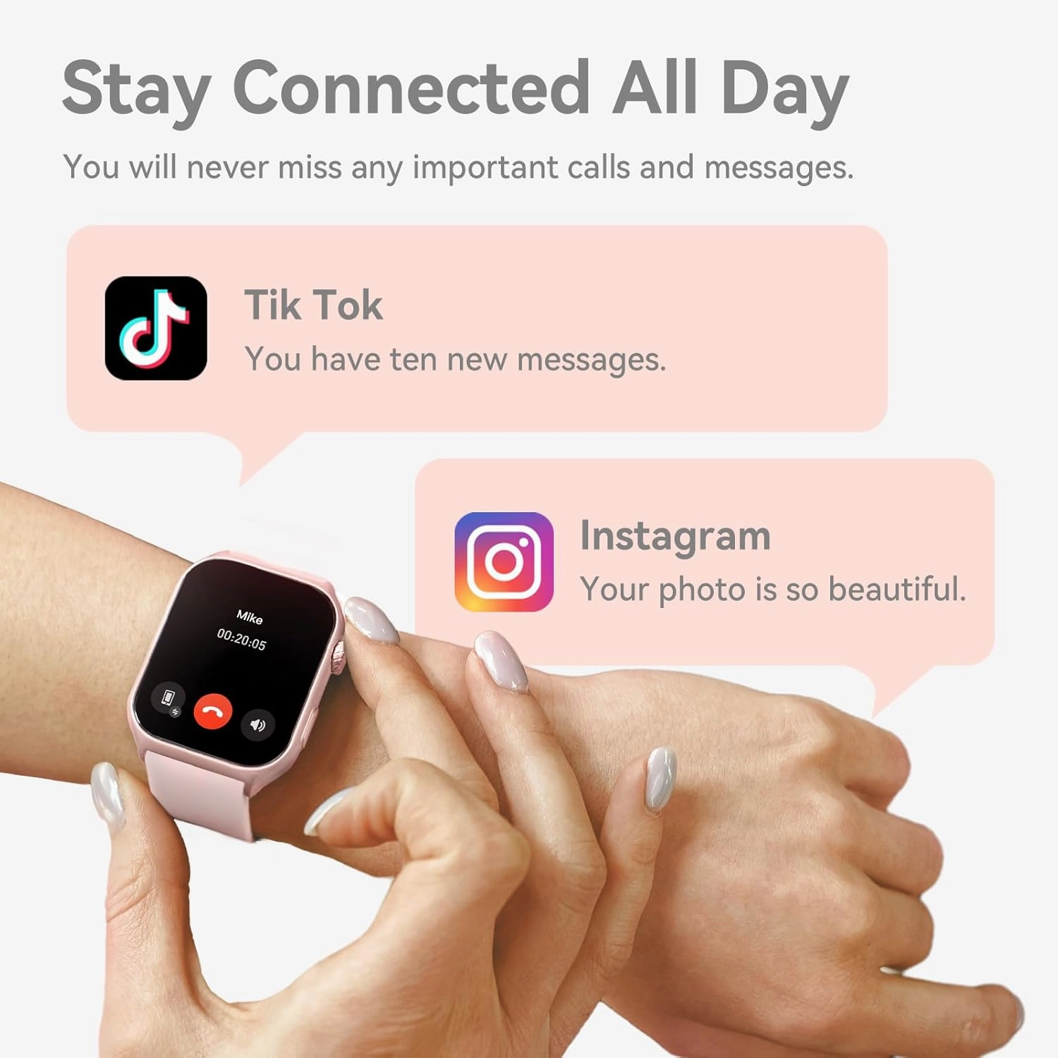 Fitness Tracker for Men Women (Make/Answer Call), 2.0" Smart Watch with 24/7 Heart Rate Blood Oxygen Sleep Monitor, Pedometer, 100  Sport Modes IP68 Waterproof Activity Tracker for Android iOS
