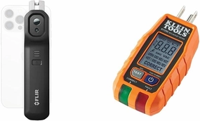 FLIR ONE EDGE PRO Wireless 160 × 120 IR camera & Klein Tools RT250 GFCI Outlet Tester with LCD Display, Electric Voltage Tester for Standard 3-Wire 120V Electrical Receptacles