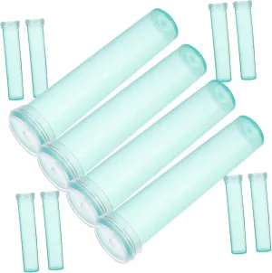 Floral Tube Fresh Flower Water Tube for Carnations Roses Sunflowers Reusable Caps 1 Set of Plastic Flower Vials