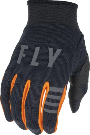 Fly Racing 2022 Youth F-16 Gloves (Black/Orange, Youth Large)