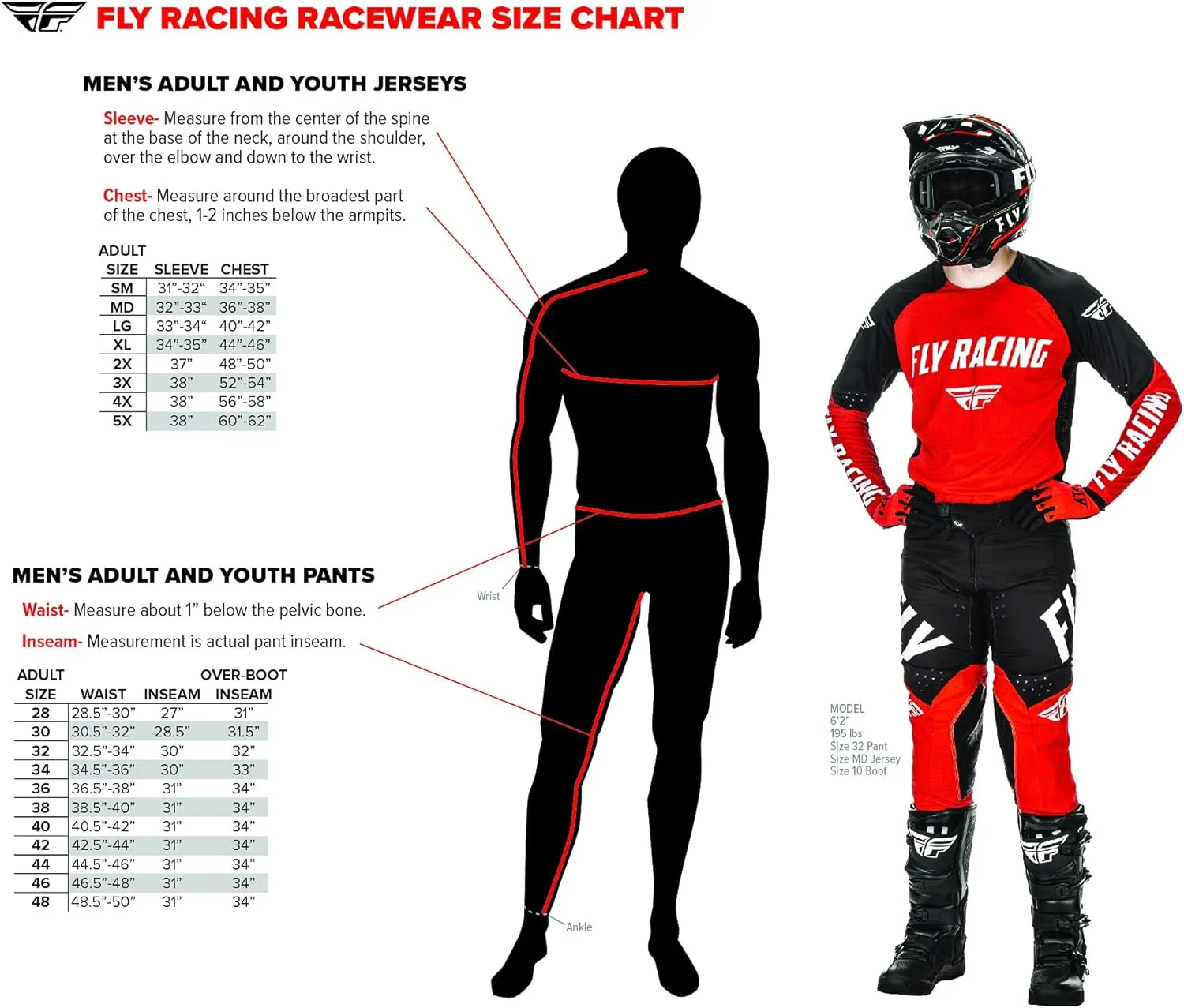 Fly Racing F-16 Adult Moto Gear Set - Pant and Jersey Combo