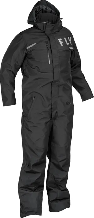 Fly Racing Venture Snow Monosuit (Black, Medium)