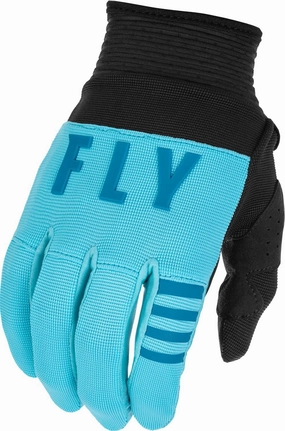 Fly Racing 2022 Adult F-16 Gloves (Aqua/Dark Teal/Black, Small)