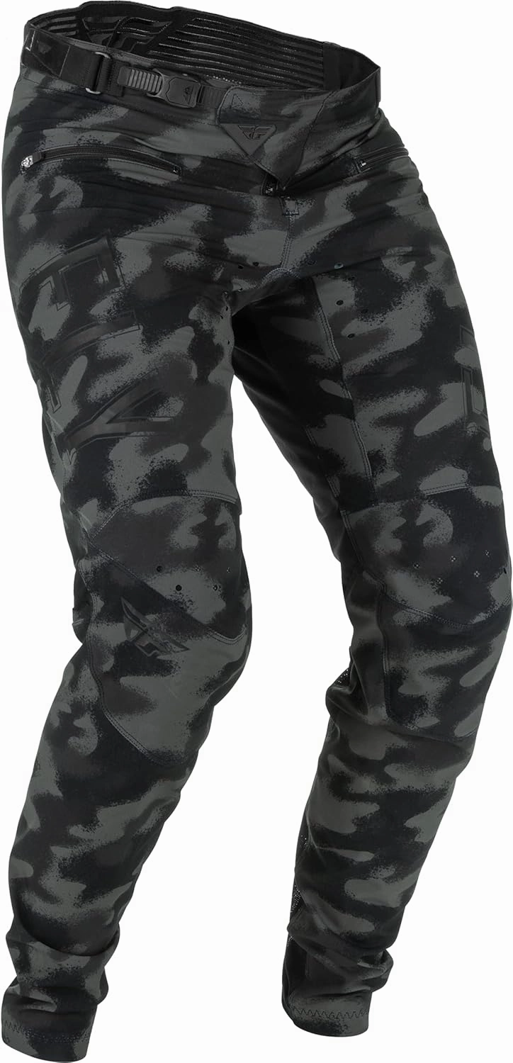 Fly Racing 2022 Youth Radium S.E. Tactic Bicycle Pants (Black/Grey Camo, 20)