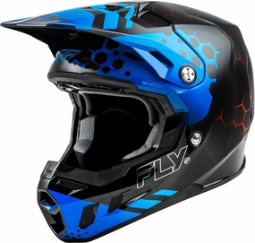 Fly Racing 73-4330M Formula Cc Tektonic Helmet Black/Blue/Red Md