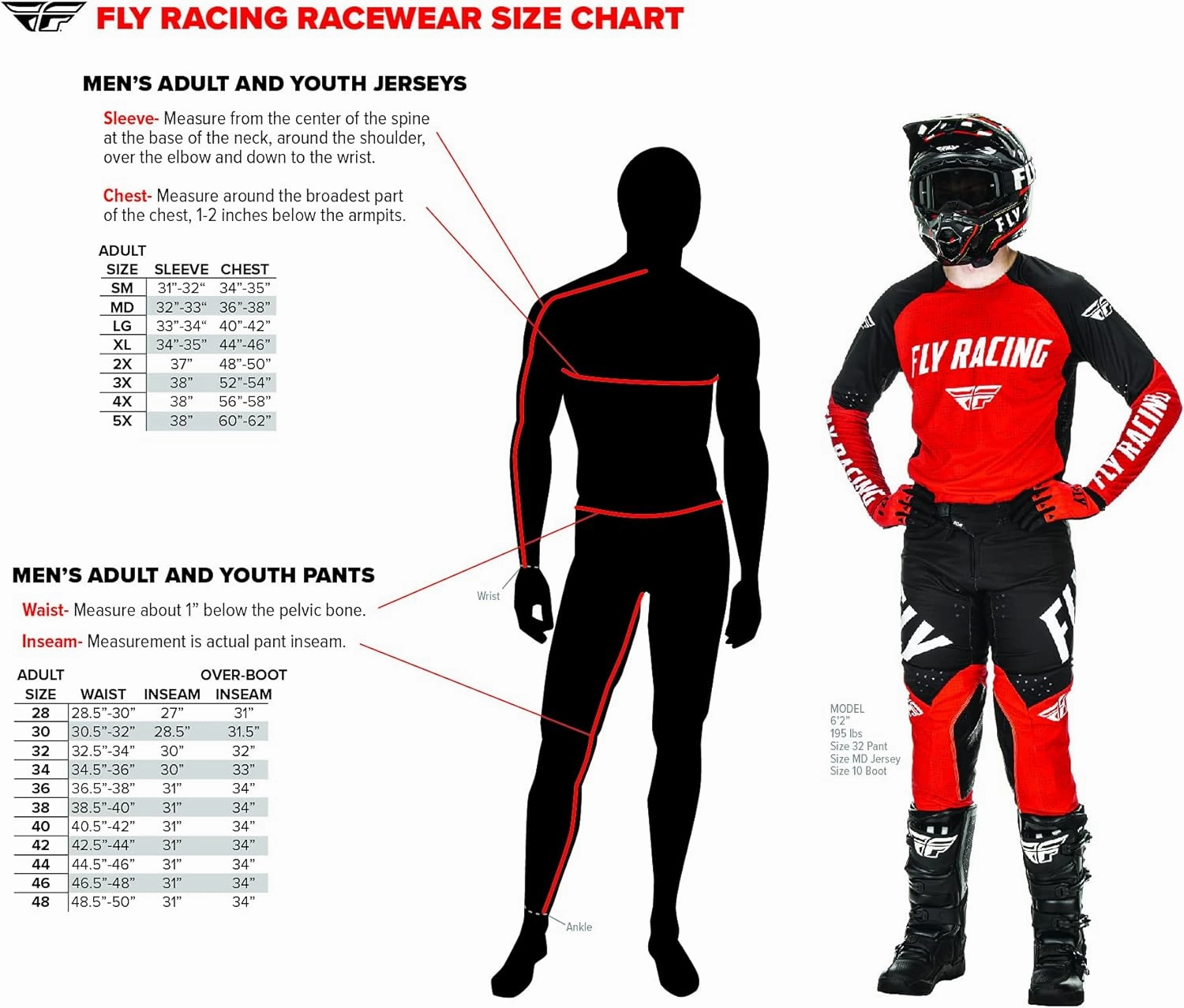 Fly Racing F-16 Adult Moto Gear Set - Pant and Jersey Combo