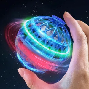 Flying Ball Toy for Kids, Hand Controlled Boomerang Orb Throw-Proof Durable Mini Fly Spinner Led Lights Magic Ball Shining Cool Toys Birthday Gifts for 7 8 9 10  Year Old Boys Girls