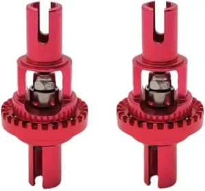 for Wltoys for 284131 K969 K979 K989 K999 P929 P939 for MINI-Q for AWD for IW04M AMZ 1/28 Metal Adjustable Differential RC Car Upgrades Parts RC Repair Parts(Red,2 pcs)