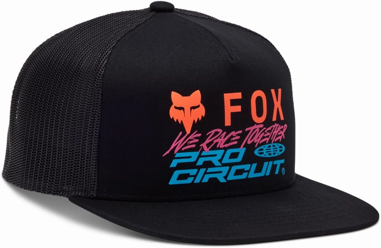Fox Racing Mens Fox X Pro Circuit Snapback Hat Black