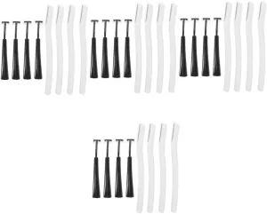 FRCOLOR 16sets Eyebrow Trimmer and Facial Hair Portable Design for Home and Salon Use Non- Grip for Easy Eyebrow Shaping Women