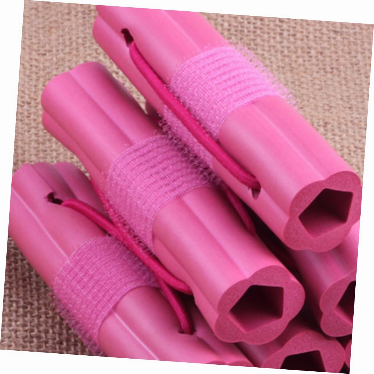 FRCOLOR 3sets Lightweight Hair Curlers Foam Sponge Rollers Diy Styling Tool for Women 12pcs*3