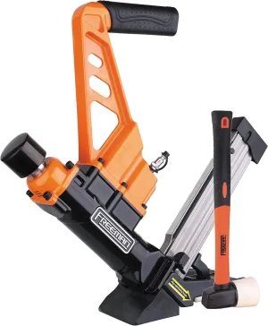 Freeman PDX50C Lightweight Pneumatic 3-in-1 15.5-Gauge and 16-Gauge 2" Flooring Nailer and Stapler Ergonomic and Lightweight Nail Gun for Tongue and Groove Hardwood Flooring