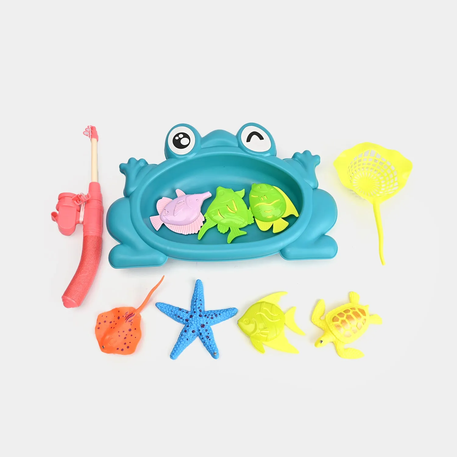 Frog Basin Fishing Game For Kids