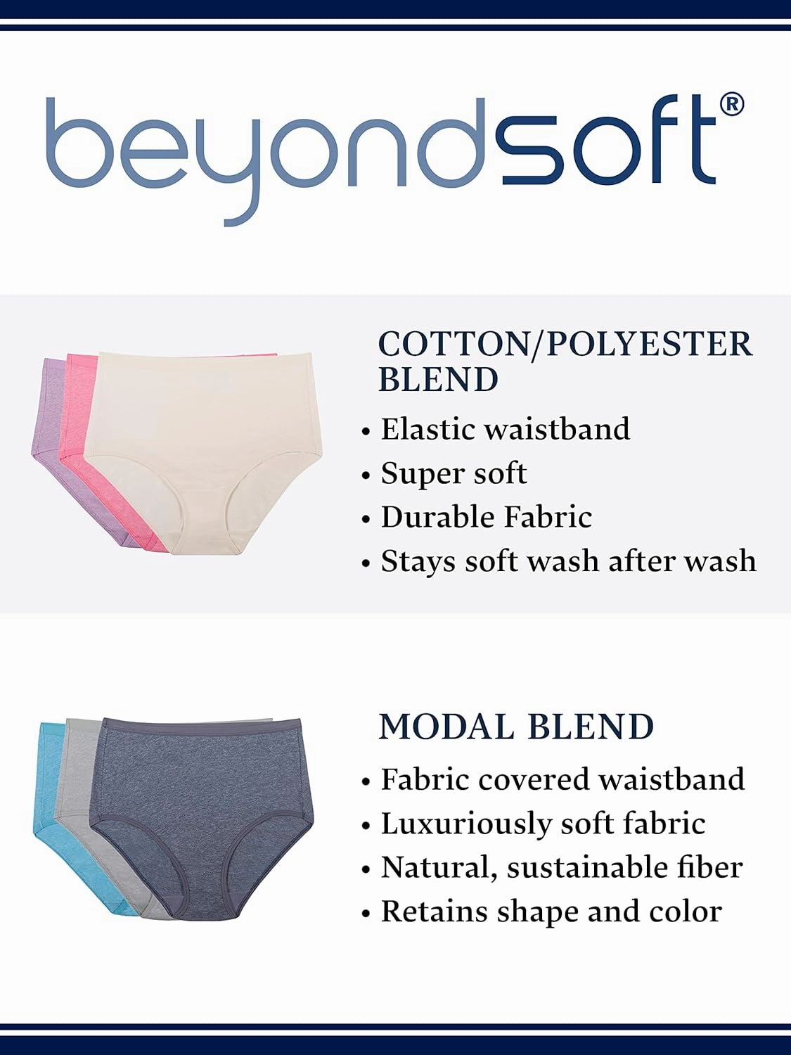 Fruit of the Loom Women's Modal Underwear