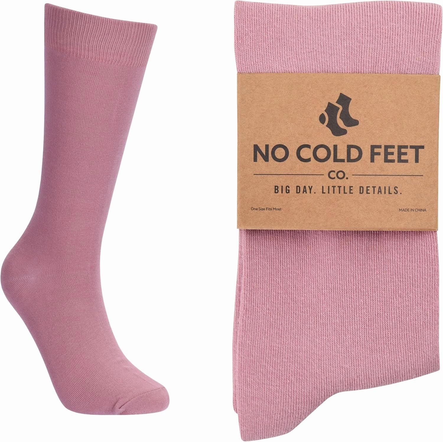 Fun Colorful Pink Novelty Socks for Men for Dress Casual Formal Groomsmen Wedding, One Pair