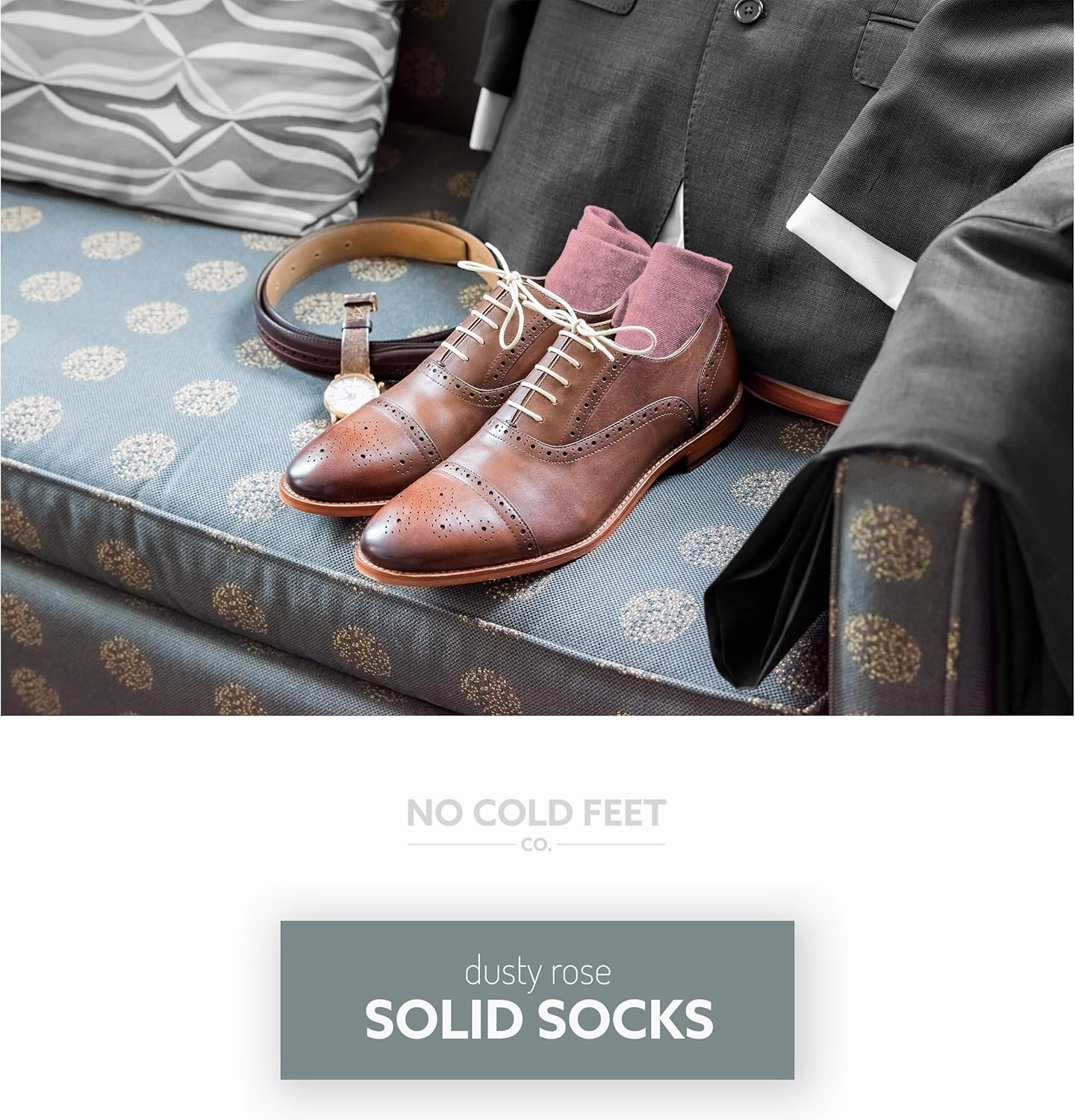Fun Colorful Pink Novelty Socks for Men for Dress Casual Formal Groomsmen Wedding, One Pair