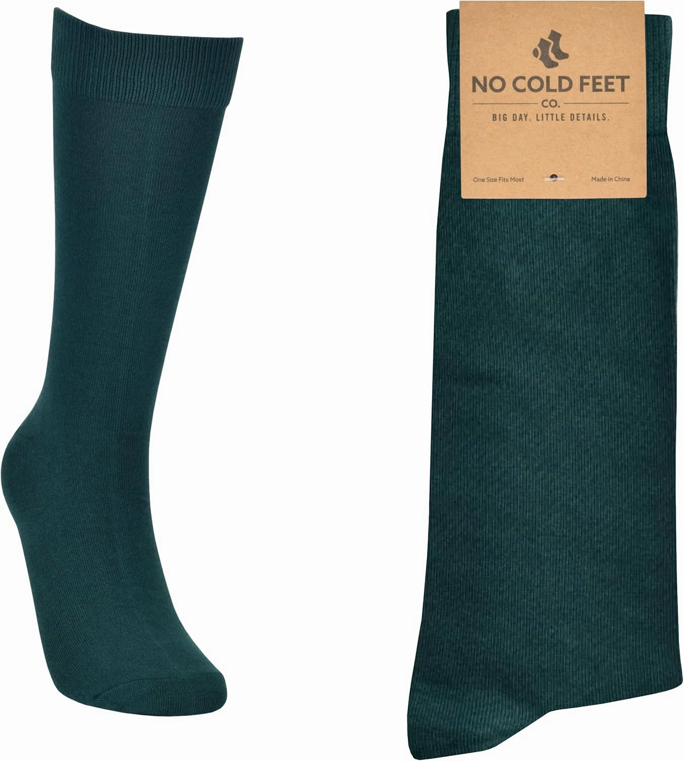 Fun Green Colorful Novelty Socks for Men for Dress Casual Formal Groomsmen Wedding, One Pair