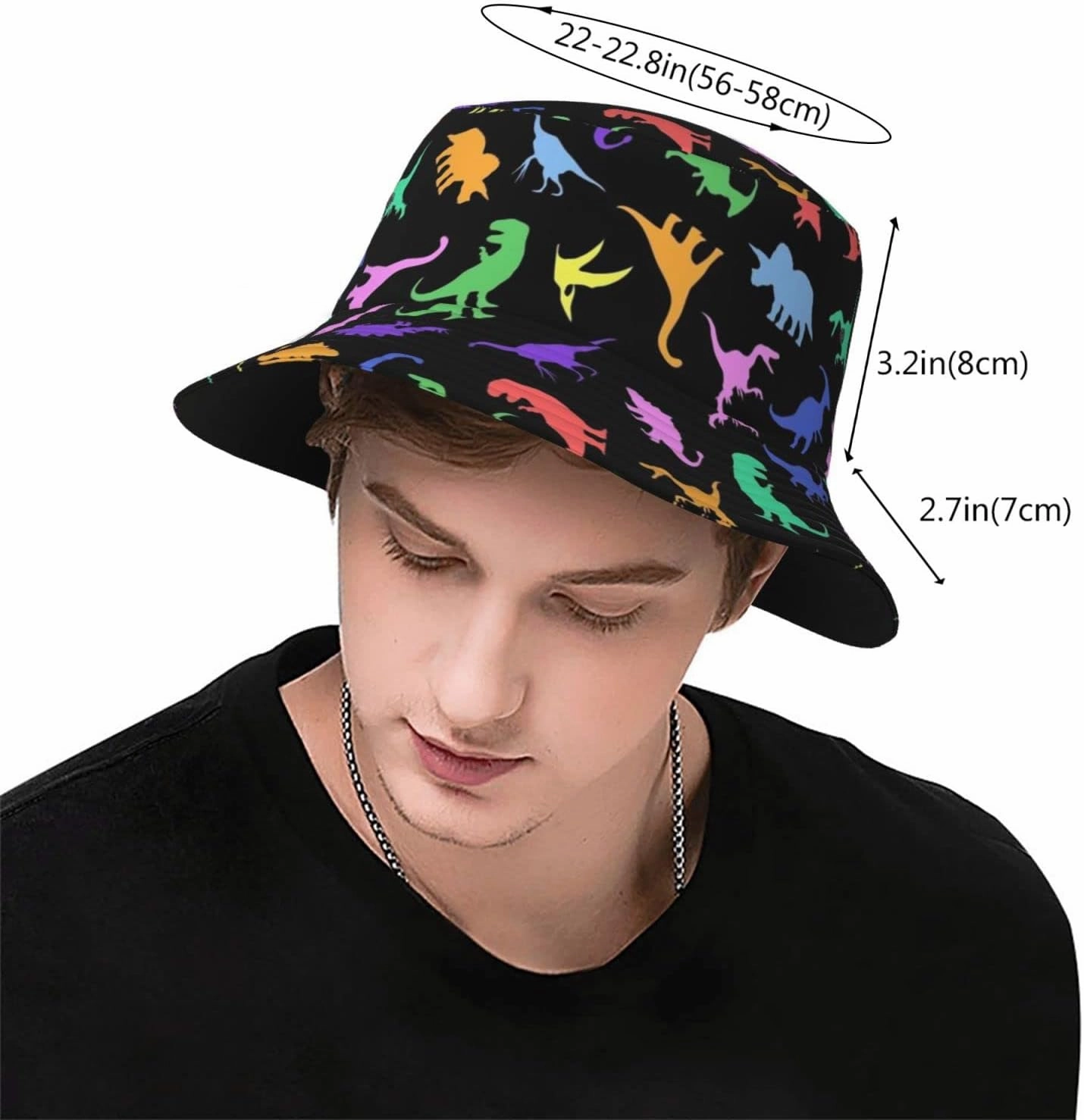 Funny Laughing Hahaah Bucket Hat for Men Women Printed Fisherman Hat Packable Sun Cap Travel Outdoor Beach Caps