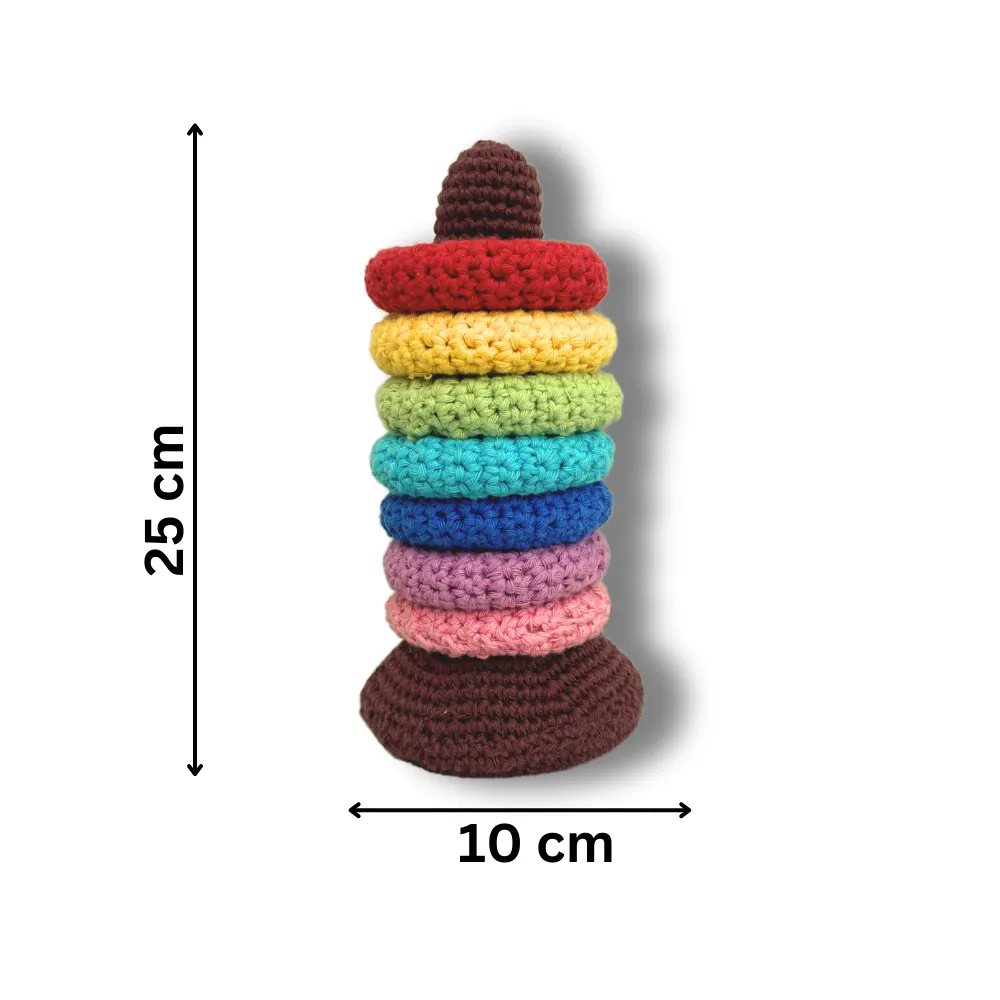 Giraffe Soft Stacking Rings (8 Months-2 Years)