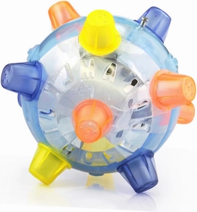 Glowing Toy Ball Jumping Music Ball Led Lights Boys and Girls Bouncy Music for Parties Random Color