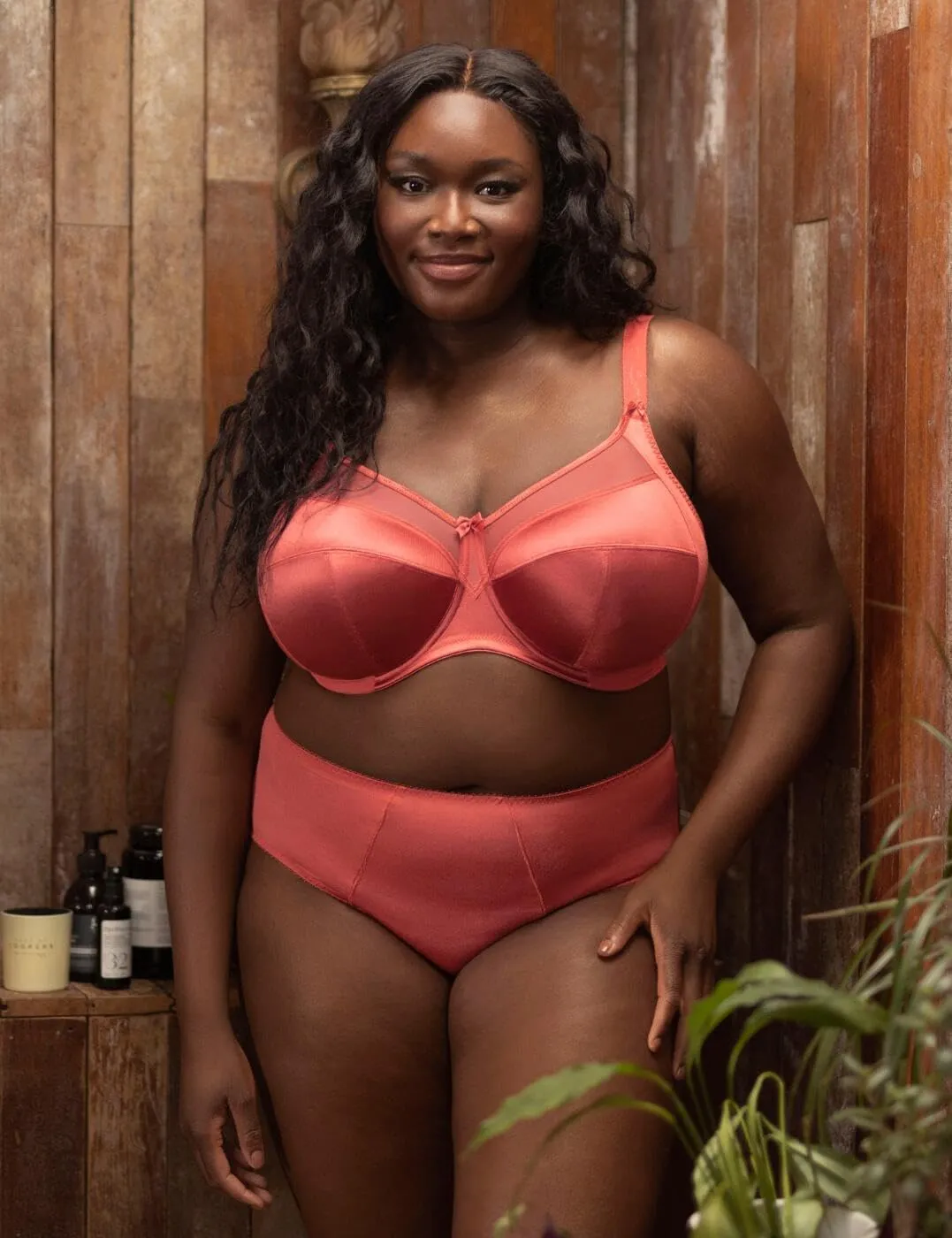GODDESS Women's Plus Size Keira Underwire Banded Bra