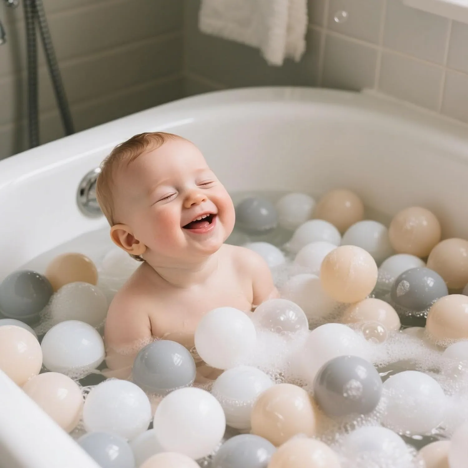 GOGOSO Ball Pit Balls for Toddlers Kids Plastic Balls for Ball-Pit Playpen Pool Baby Pastel Party Decor Fun Shaped Star Bulk 50 100 200 500 1000 Count