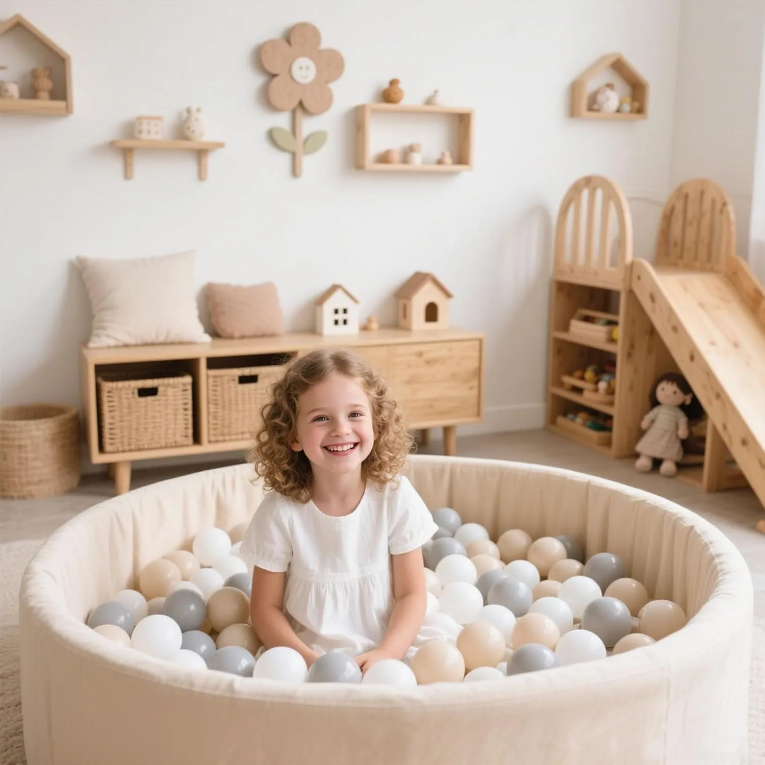 GOGOSO Ball Pit Balls for Toddlers Kids Plastic Balls for Ball-Pit Playpen Pool Baby Pastel Party Decor Fun Shaped Star Bulk 50 100 200 500 1000 Count
