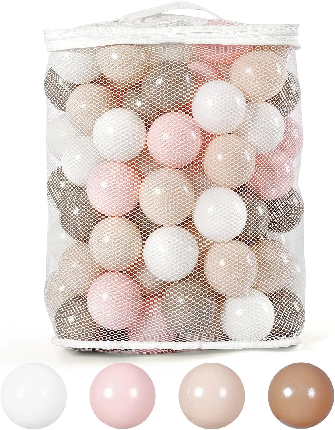 GOGOSO Ball Pit Balls for Toddlers Kids Plastic Balls for Ball-Pit Playpen Pool Baby Pastel Party Decor Fun Shaped Star Bulk 50 100 200 500 1000 Count