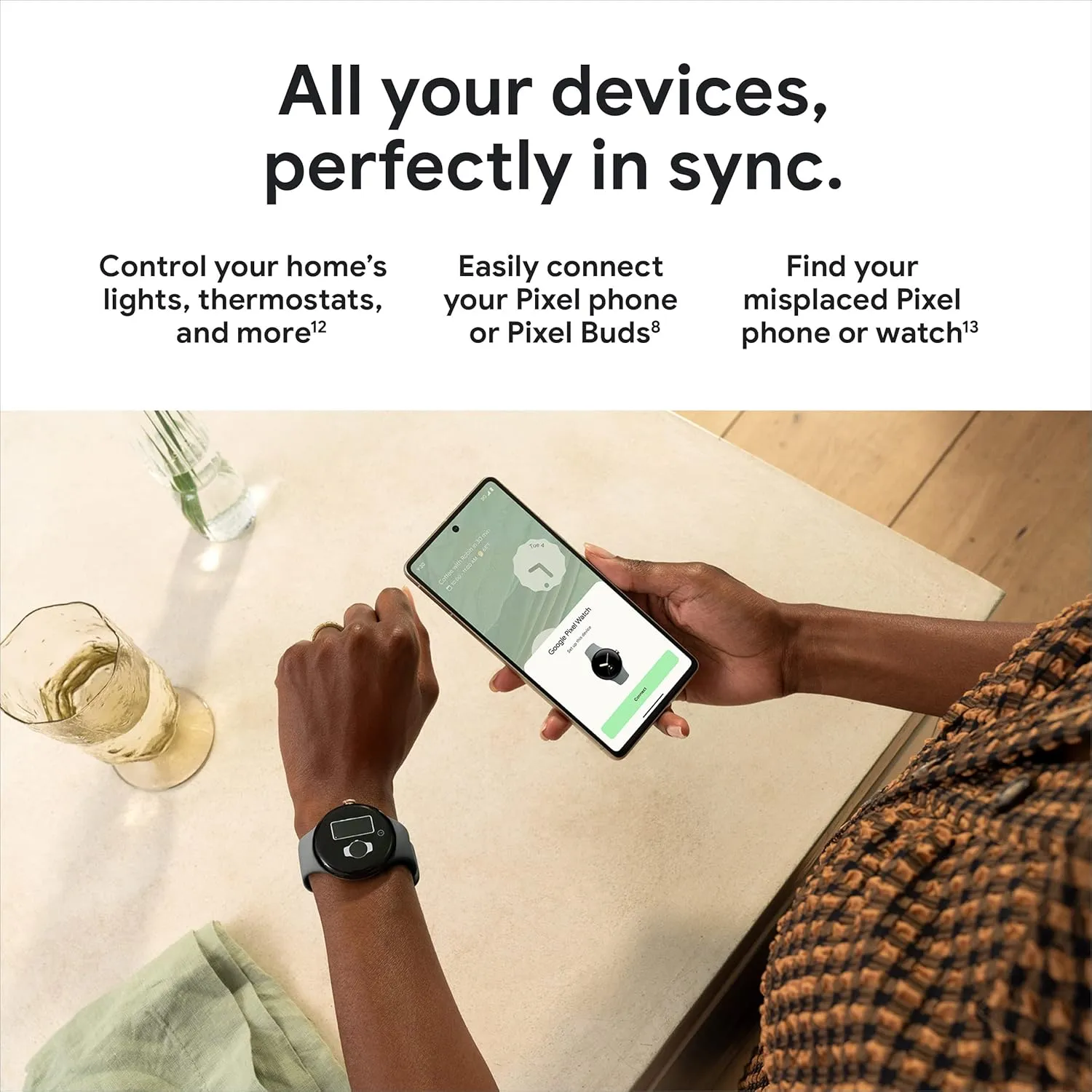 Google Pixel Watch 1st Gen (Previous Model) - Android Smartwatch with Fitbit Activity Tracking - Heart Rate Tracking Watch - Matte Black Stainless Steel case with Obsidian Active band - WiFi