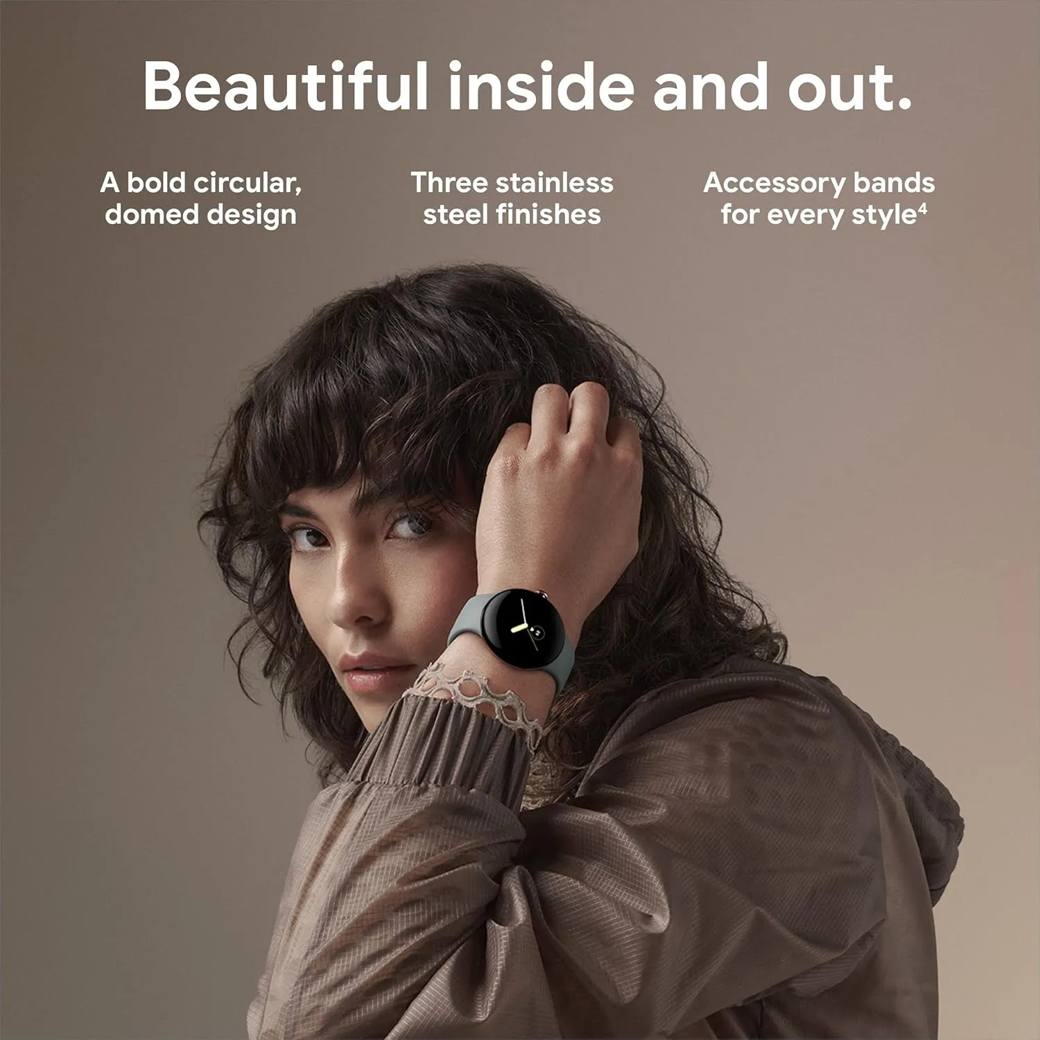 Google Pixel Watch 1st Gen (Previous Model) - Android Smartwatch with Fitbit Activity Tracking - Heart Rate Tracking Watch - Matte Black Stainless Steel case with Obsidian Active band - WiFi