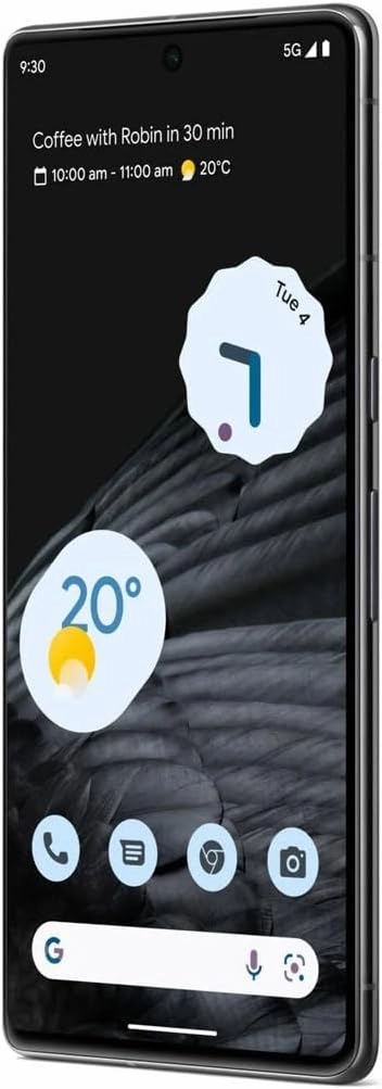 Google Pixel 7 Pro - 5G Android Phone - Unlocked Smartphone with Telephoto/Wide Angle Lens, and 24-Hour Battery - 256GB - Obsidian