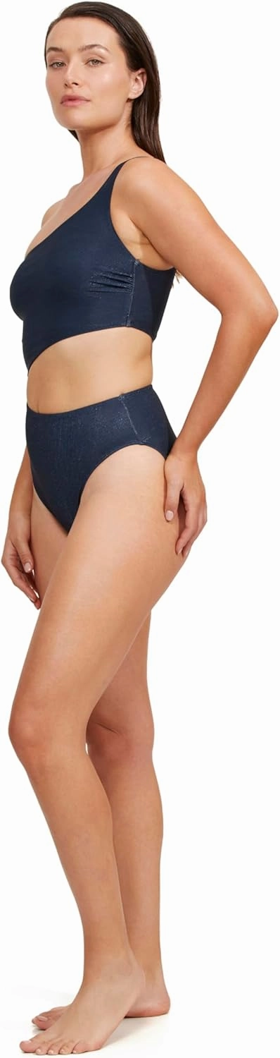 Gottex Luma High End Women's One Shoulder Waist Cut Out One Piece - Removable Soft Cups and Front & Back Lining