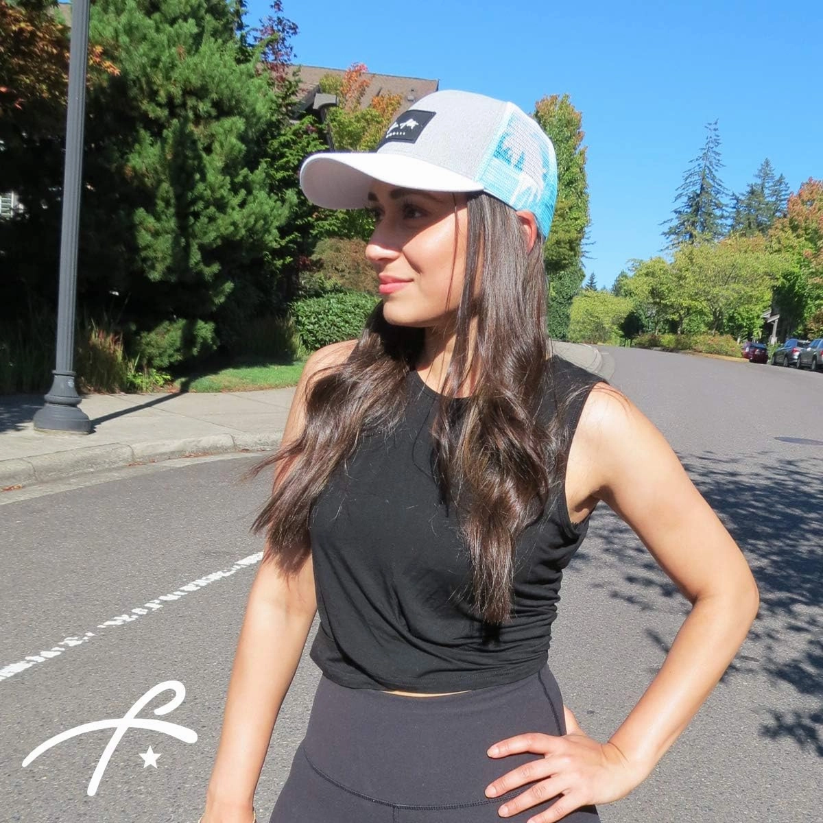 Grace Folly Beach Trucker Hats for Women- Snapback Baseball Cap for Summer
