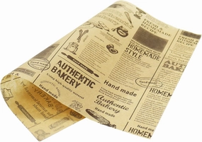 Grease Proof Liners 13.8" x 9.8" Deli Wrap 200 Pack. Best Kraft Food Wrapping Paper Sheets for Picnic, Festival, Fair or BBQ. Perfect Liner for Tray, Basket or Boat (Kraft Bake)