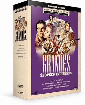 Great Indian Epics - 4-DVD Box Set ( War Paint / Duel at Diablo / War Arrow / Smoke Signal ) [ NON-USA FORMAT, PAL, Reg.2 Import - France ]