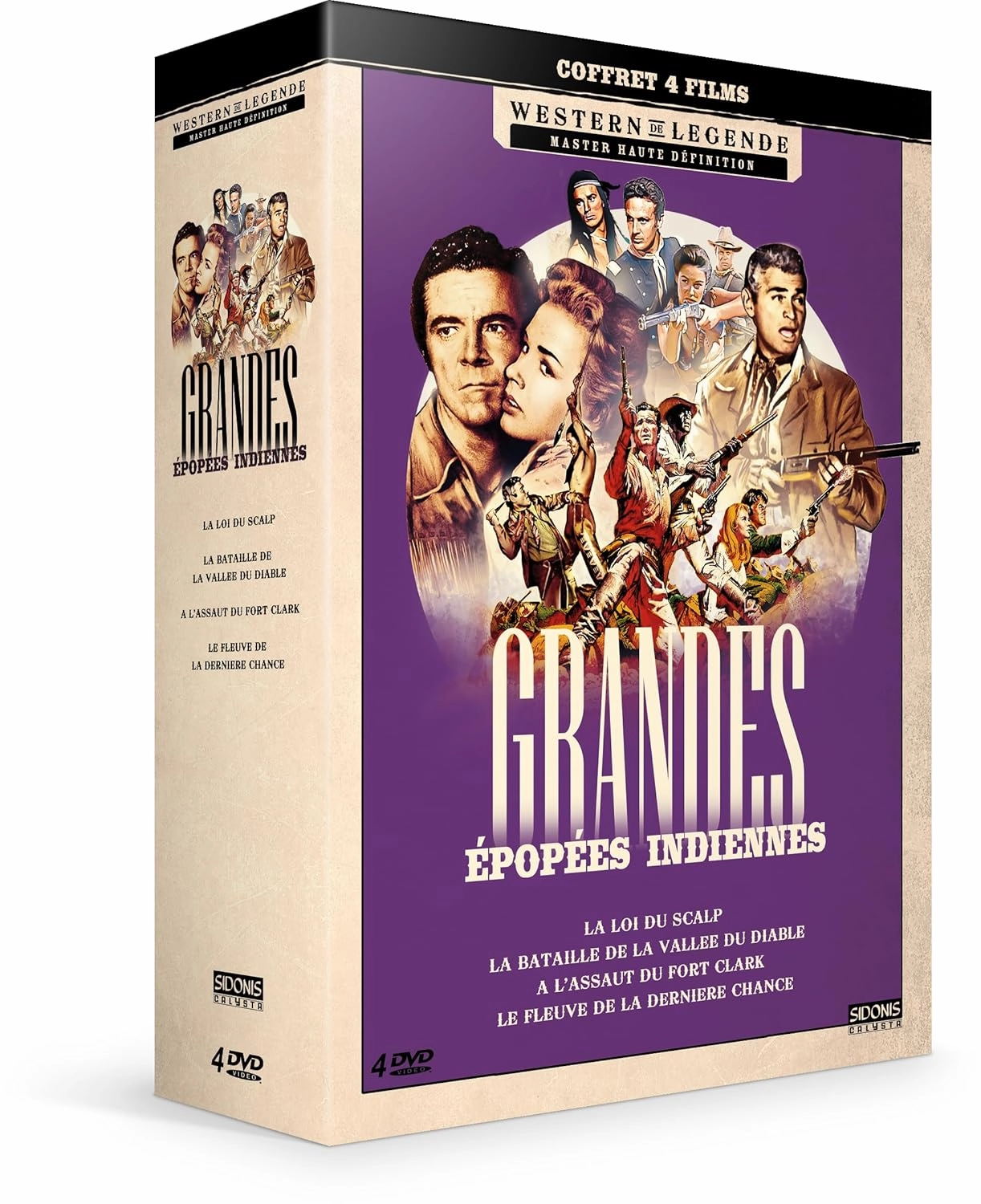 Great Indian Epics - 4-DVD Box Set ( War Paint / Duel at Diablo / War Arrow / Smoke Signal ) [ NON-USA FORMAT, PAL, Reg.2 Import - France ]