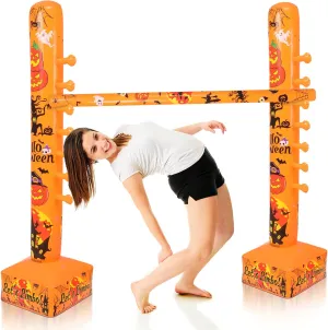 Halloween Inflatable Limbo Game for Adults Inflatable Limbo Party Game Fun Limbo Carnival Game for Vacations Indoor Outdoor Party Supplies