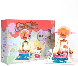 Hamee Sanrio Hello Kitty and Friends ‘Summer Wunderland’ Cute Water Theme Park Building Block Set Birthday Gift, Party Favor, Stress Relief, Collectible Toy, Sanrio Fan, Relaxation – Hello Kitty