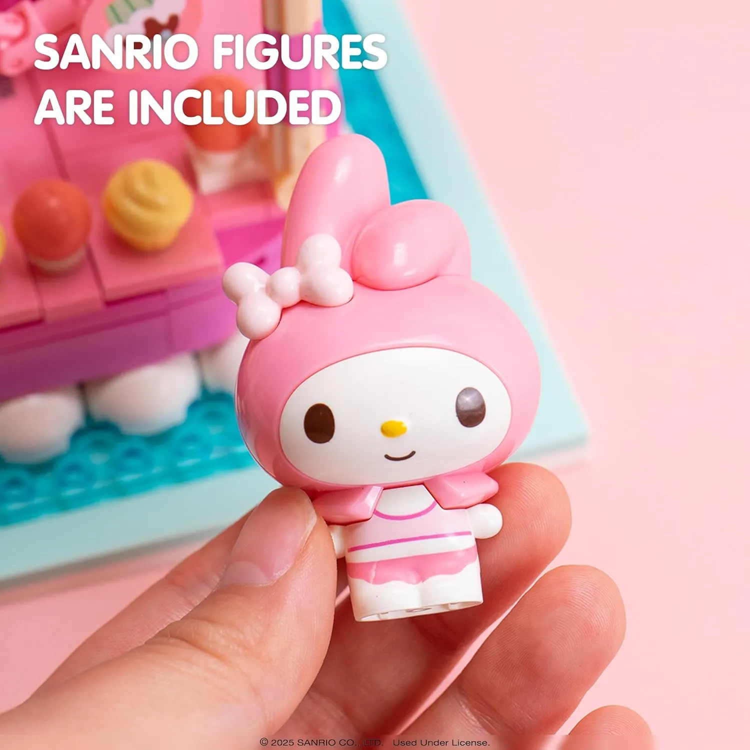 Hamee Sanrio Hello Kitty and Friends ‘Summer Wunderland’ Cute Water Theme Park Building Block Set Birthday Gift, Party Favor, Stress Relief, Collectible Toy, Sanrio Fan, Relaxation – My Melody