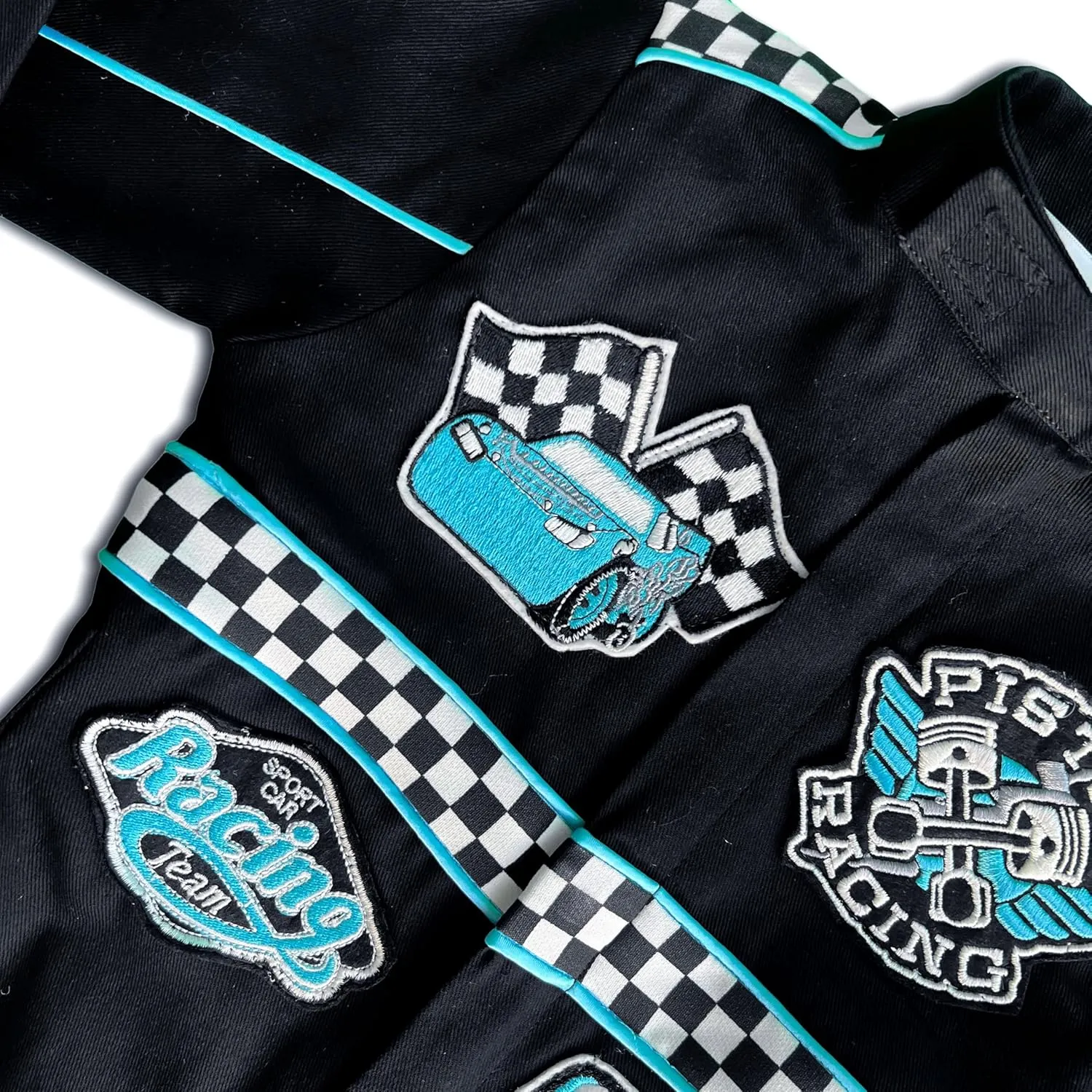 Handmade Race Car Driver Costume for Toddlers - Halloween Costume, Cars Boys Racing Outfit, Toddler Racer Suit
