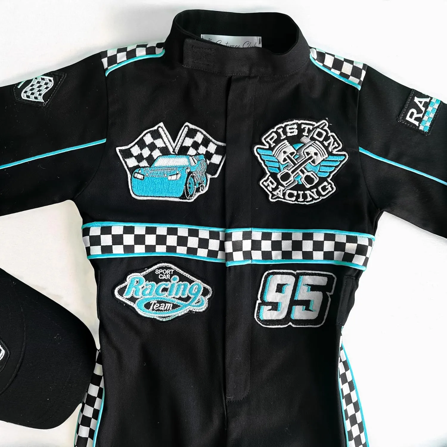 Handmade Race Car Driver Costume for Toddlers - Halloween Costume, Cars Boys Racing Outfit, Toddler Racer Suit