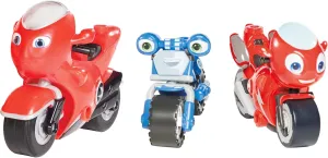 Hank & The Bike Buddies Motorcycle Toys (Set of 3), Multi