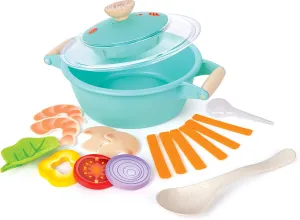 Hape Little Chef Cooking & Steam Playset | Toy Kitchen with Play Food and Accessories, for Children Ages 3  Years