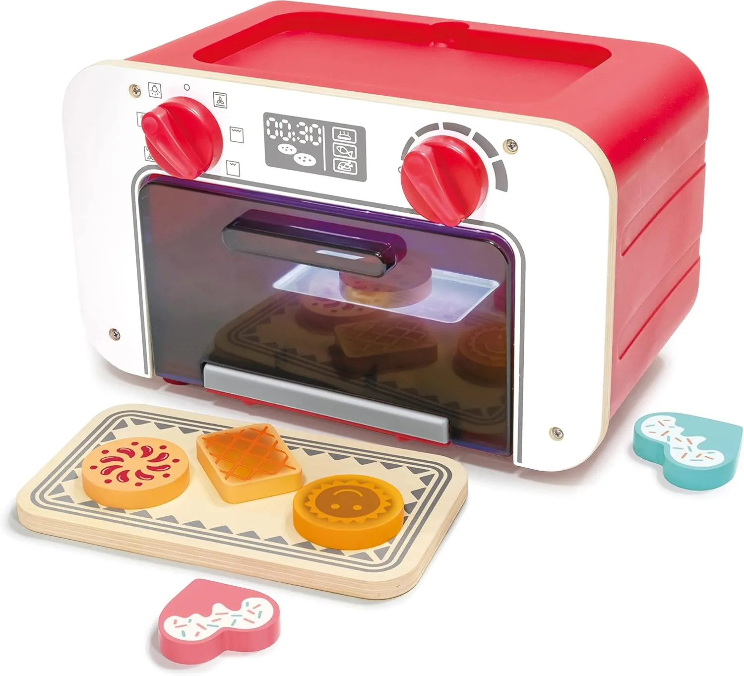 Hape My Baking Oven with Magic Cookies | Toy Oven with Tray and Cookies, for Children Ages 3  Years