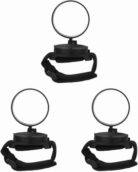 Happyyami 3pcs Wristband Rear View Mirror for Rotatable Bike Mirror Lightweight Convex Design for Enhanced Safety for Mountain and Road Cycling