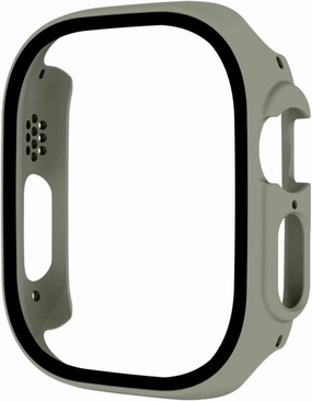 Hard PC Case   Protective Film for Apple Watch 8 Ultra 49mm Frame Bumper for iWatch Series 8 Cases Transparent Cover Accessorie (Color : Khaki, Size : 8 Ultra 49mm)