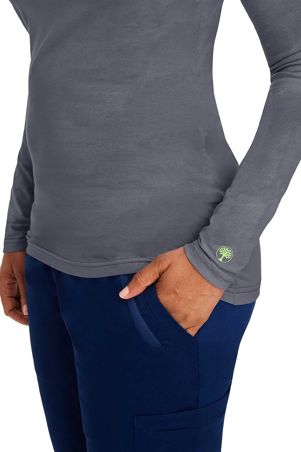 Healing Hands Women's Underscrub Soft Knit Melissa Longsleeve Scrub Tee with Breathable & Easy Care Fabric 5047