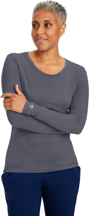 Healing Hands Women's Underscrub Soft Knit Melissa Longsleeve Scrub Tee with Breathable & Easy Care Fabric 5047