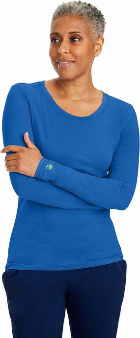 Healing Hands Women's Underscrub Soft Knit Melissa Longsleeve Scrub Tee with Breathable & Easy Care Fabric 5047